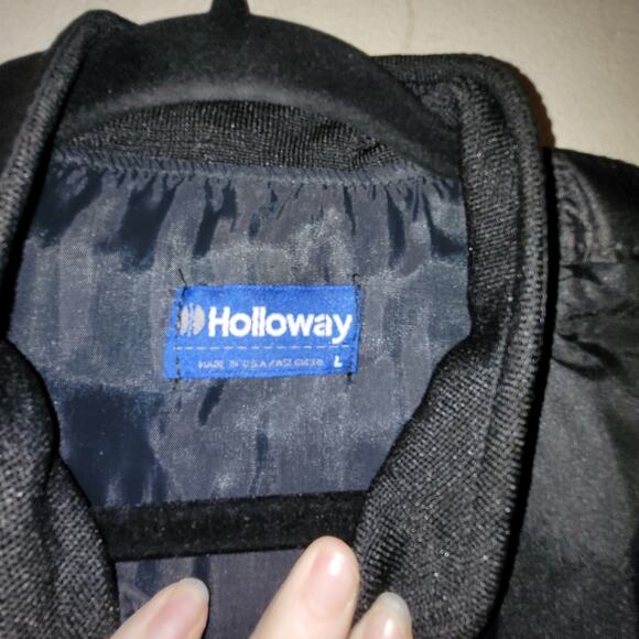 Vintage Case International 590 Turbo Jacket By Holloway Black Size L - Picture 3 of 10